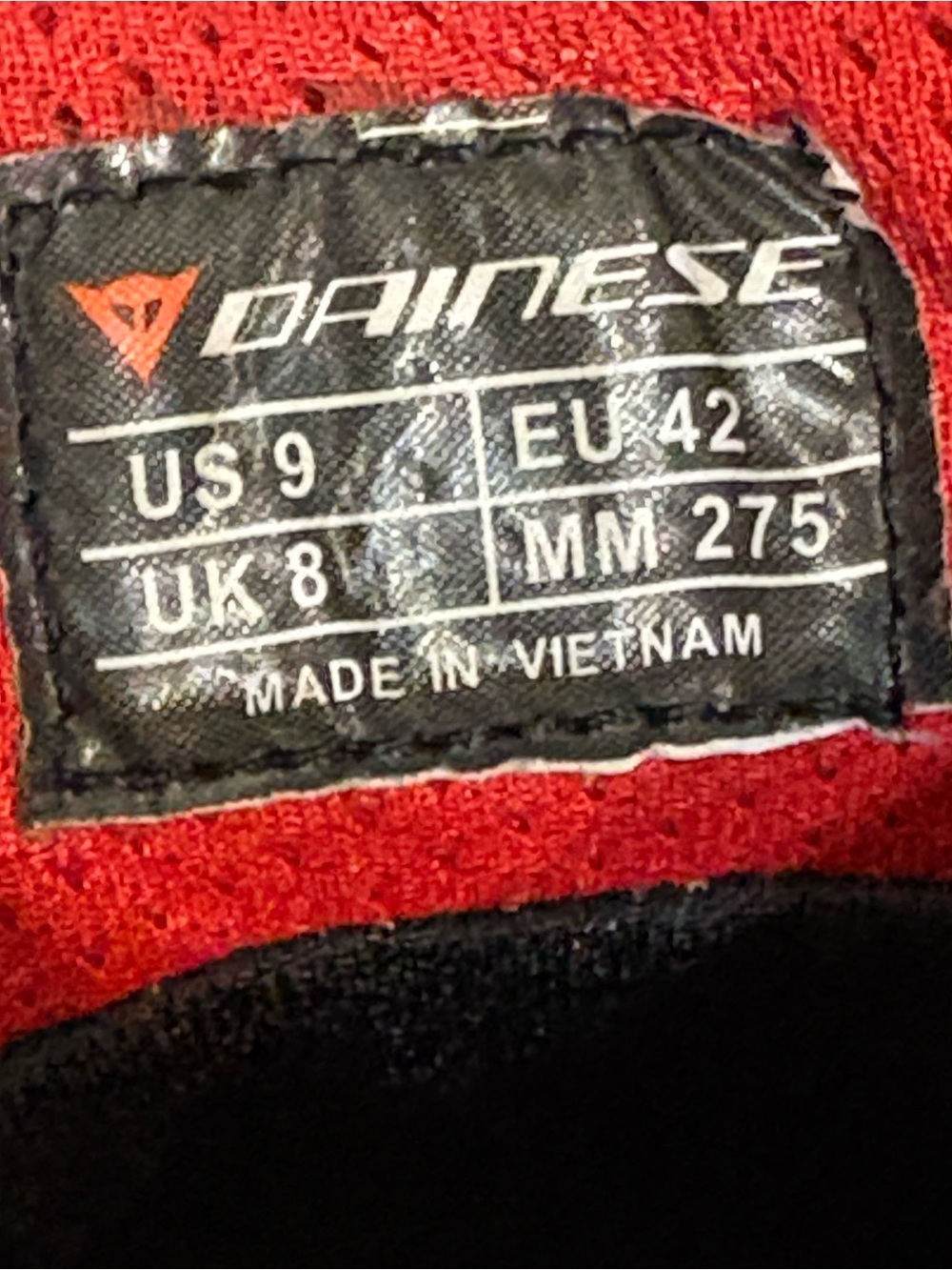 SOLD Dainese York Air Men's Size 9
Phantom Gray Red Motorcycle
Protective Shoes - Picture 7 of 7